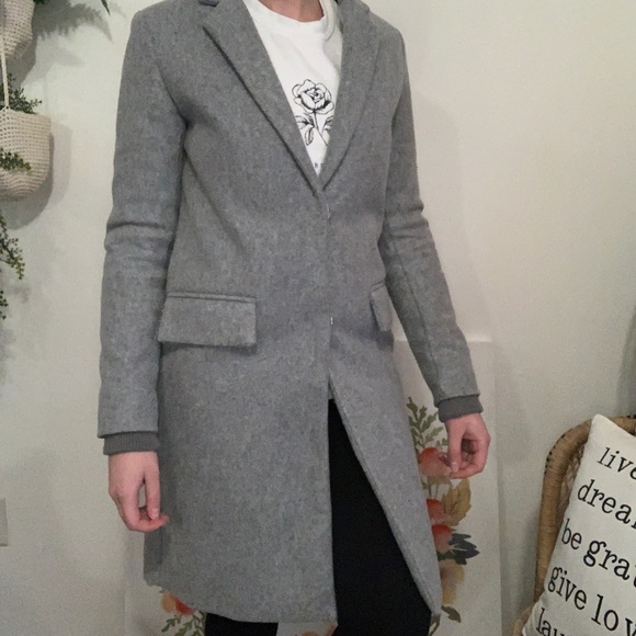 Grey Peacoat - Picture 2 of 4